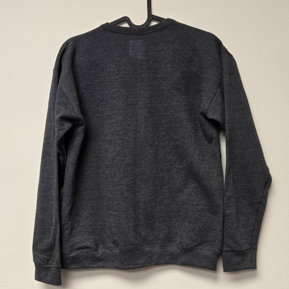 Hanes EcoSmart Sweatshirt Charcoal Heather L - Picture 2 of 6